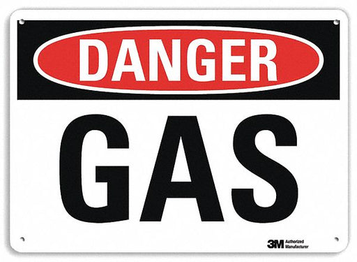 Danger Sign 10 in x 14 in Plastic