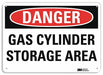 Danger Sign 7 inx10 in Plastic