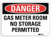 Danger Sign 10 in x 14 in Plastic