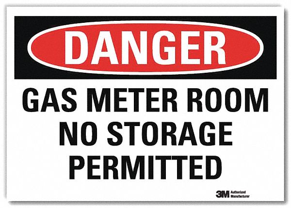 Danger Sign 10 in x 14 in Rflct Sheeting