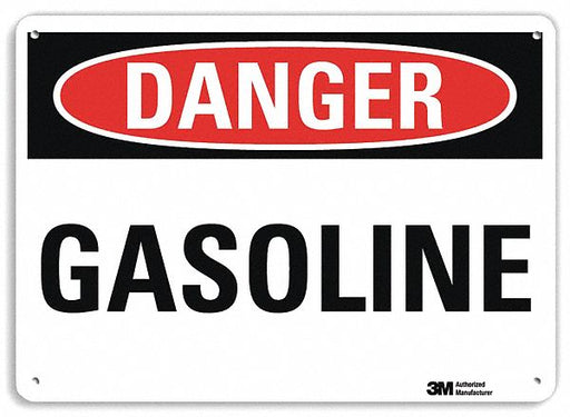 Danger Sign 7 inx10 in Plastic