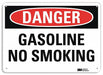 Danger Sign 7 in x 10 in Plastic