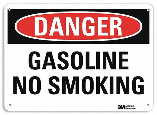 Danger Sign 7 in x 10 in Plastic