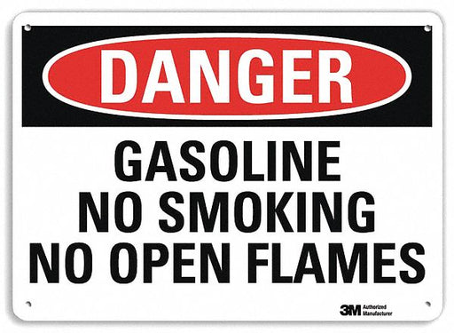 Danger Sign 10 inx14 in Plastic
