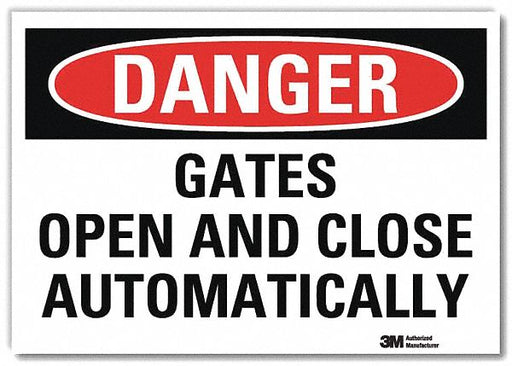 Danger Sign 7inx10in Reflective Sheeting