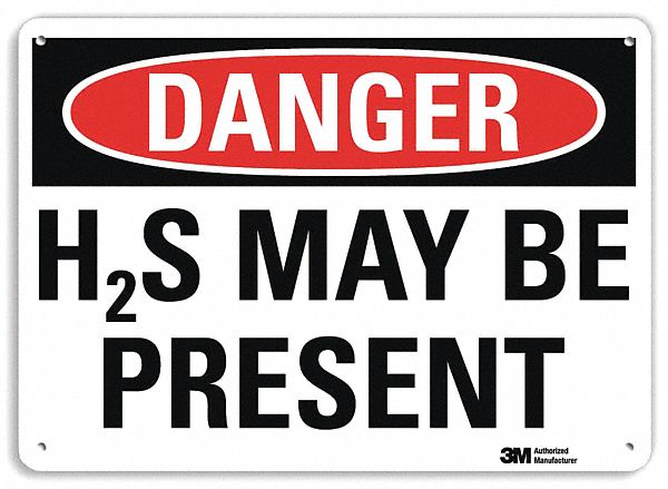 Danger Sign 10 inx14 in Aluminum