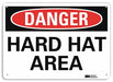 Danger Sign 7 in x 10 in Aluminum