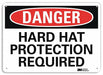 Danger Sign 7 in x 10 in Aluminum