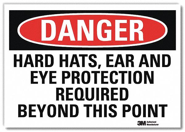 Danger Sign 7inx10in Reflective Sheeting
