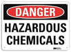 Danger Sign 7 in x 10 in Aluminum
