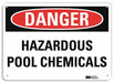 Danger Sign 7 inx10 in Plastic
