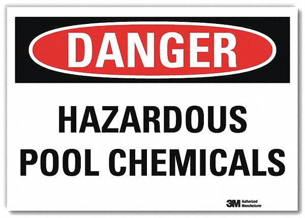 Danger Sign 5inx7in Reflective Sheeting