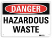 Danger Sign 7 in x 10 in Aluminum