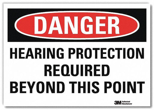 Danger Sign 7inx10in Reflective Sheeting