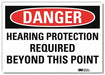 Danger Sign 10inx14in Reflctv Sheeting