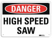 Danger Sign 10 in x 14 in Plastic
