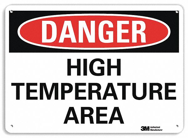 Danger Sign 7 inx10 in Plastic