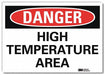 Danger Sign 5inx7in Reflective Sheeting