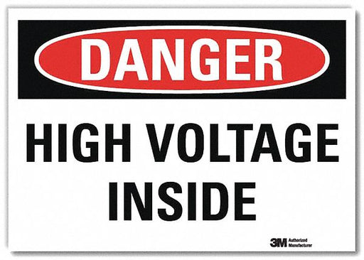 Danger Sign 10inx14in Reflctv Sheeting
