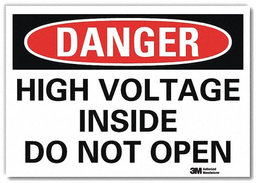 Danger Sign 5inx7in Reflective Sheeting