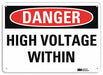 Danger Sign 10 in x 14 in Aluminum
