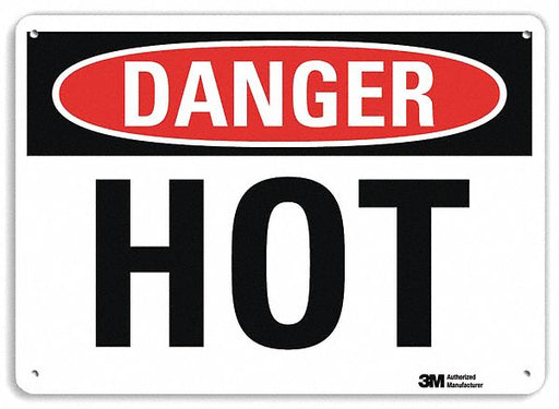 Danger Sign 10 in x 14 in Plastic