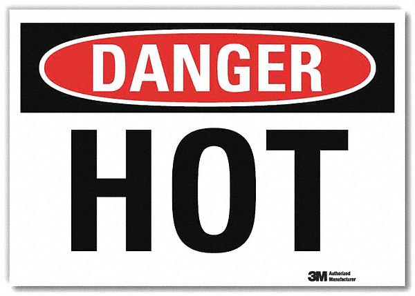 Danger Sign 5inx7in Reflective Sheeting