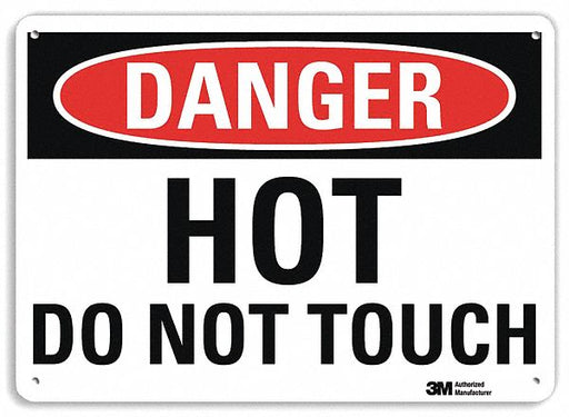 Danger Sign 7 inx10 in Plastic