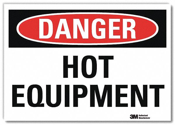 Danger Sign 7inx10in Reflective Sheeting