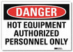 Danger Sign 10inx14in Reflctv Sheeting