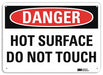 Danger Sign 7 in x 10 in Aluminum