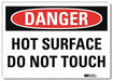 Danger Sign 7inx10in Reflective Sheeting