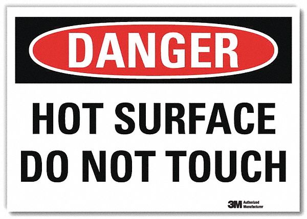 Danger Sign 5inx7in Reflective Sheeting