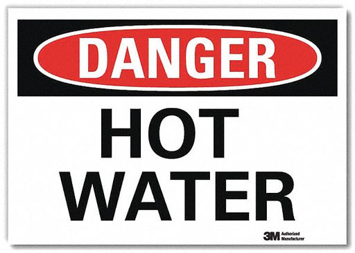 Danger Sign 7 in x 10 in Rflct Sheeting