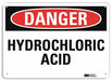 Danger Sign 10 inx14 in Aluminum