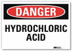 Danger Sign 7 in x 10 in Rflct Sheeting