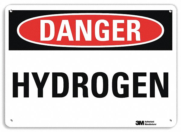 Danger Sign 10 in x 14 in Plastic