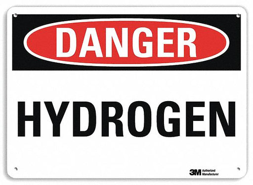 Danger Sign 7 in x 10 in Plastic