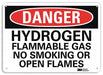Danger Sign 7 inx10 in Plastic