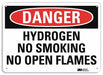 Danger Sign 7 in x 10 in Plastic