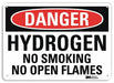 Danger Sign 10 in x 14 in Plastic