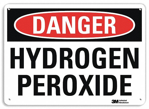 Danger Sign 10 in x 14 in Plastic