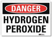 Danger Sign 10 in x 14 in Rflct Sheeting