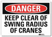Danger Sign 7inx10in Reflective Sheeting