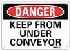 Danger Sign 7 inx10 in Plastic