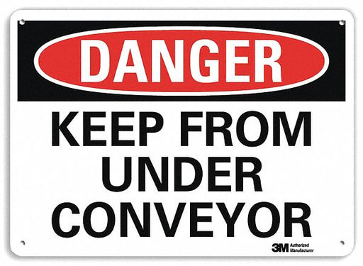 Danger Sign 7 inx10 in Plastic