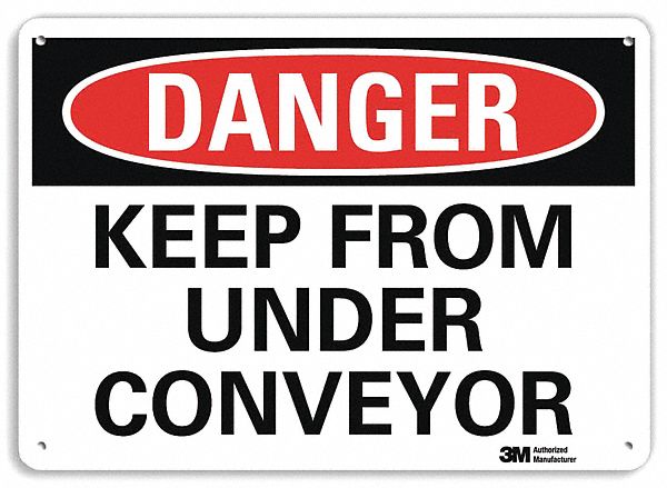 Danger Sign 7 inx10 in Plastic