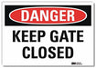 Danger Sign 10x14in Reflective Sheeting