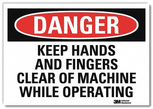 Danger Sign 7inx10in Reflective Sheeting