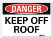 Danger Sign 5 in x 7 in Rflct Sheeting